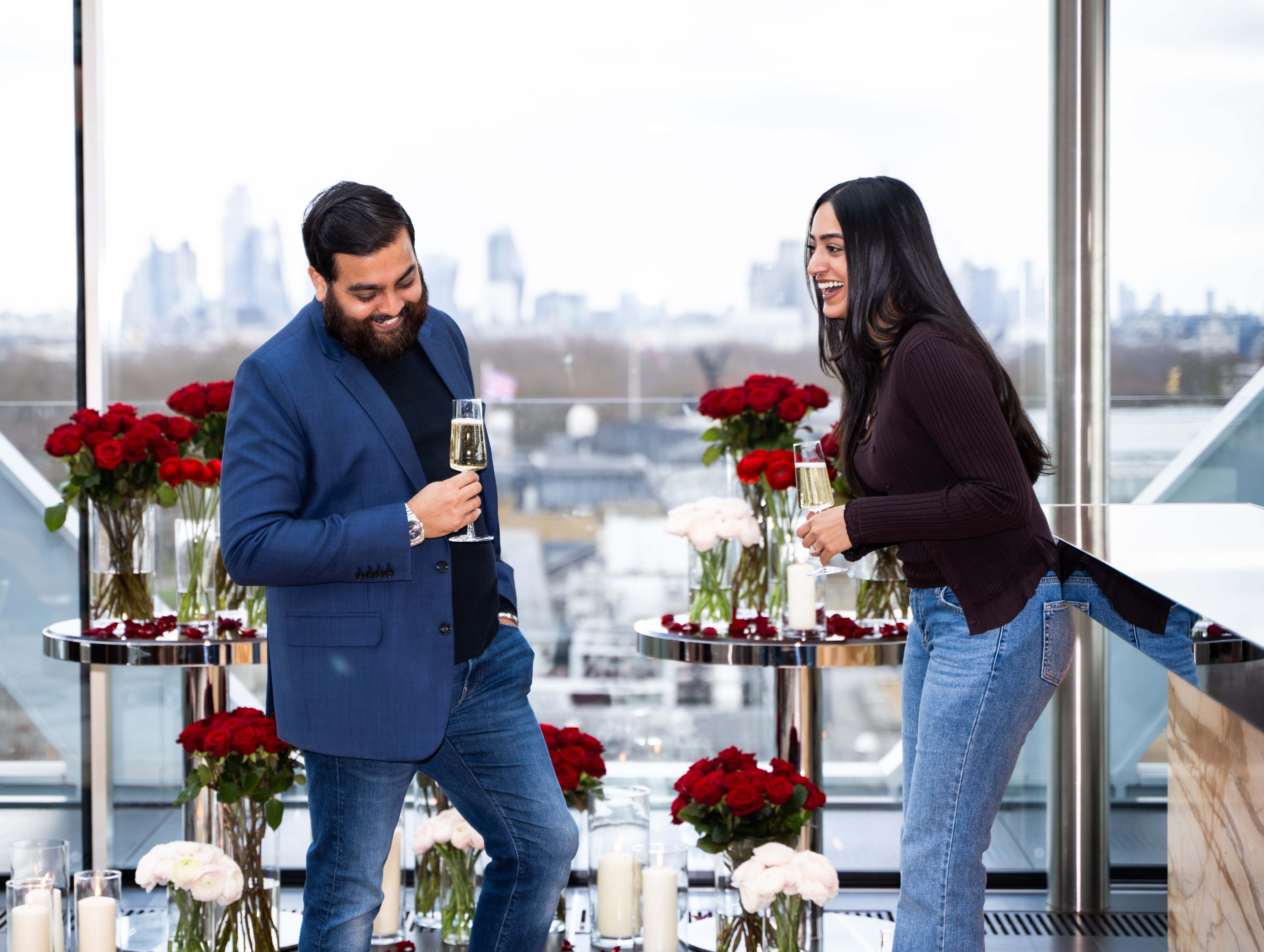 Robin and Vishnu celebrating together
